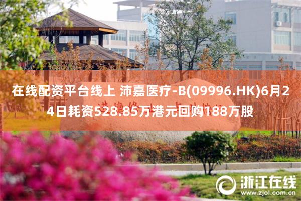 在线配资平台线上 沛嘉医疗-B(09996.HK)6月24日耗资528.85万港元回购188万股