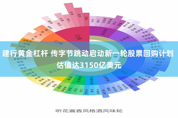 建行黄金杠杆 传字节跳动启动新一轮股票回购计划 估值达3150亿美元
