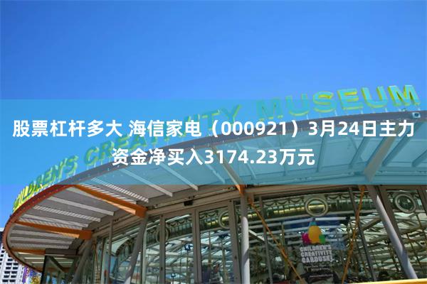 股票杠杆多大 海信家电（000921）3月24日主力资金净买入3174.23万元