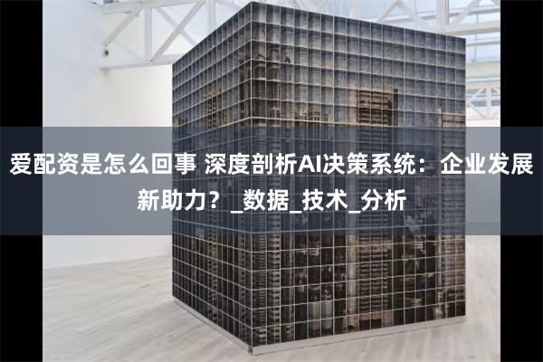 爱配资是怎么回事 深度剖析AI决策系统：企业发展新助力？_数据_技术_分析