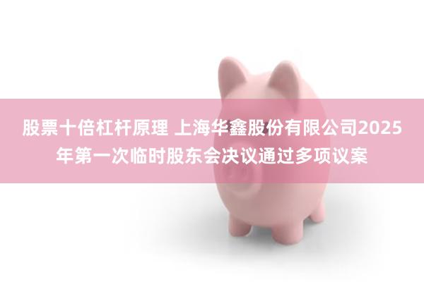 股票十倍杠杆原理 上海华鑫股份有限公司2025年第一次临时股东会决议通过多项议案