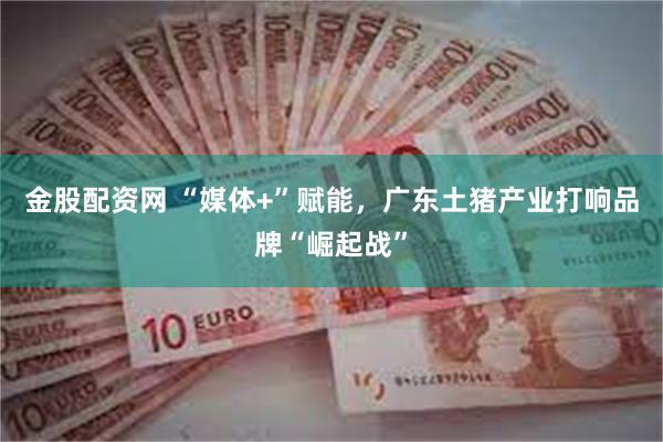 金股配资网 “媒体+”赋能，广东土猪产业打响品牌“崛起战”