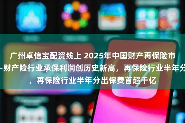 广州卓信宝配资线上 2025年中国财产再保险市场研讨会召开 ——财产险行业承保利润创历史新高，再保险行业半年分出保费首超千亿