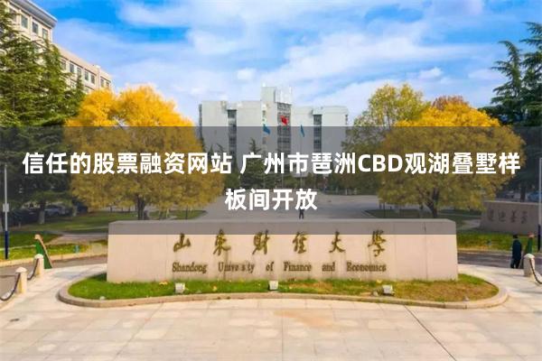 信任的股票融资网站 广州市琶洲CBD观湖叠墅样板间开放