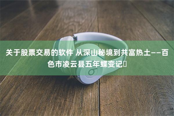 关于股票交易的软件 从深山秘境到共富热土——百色市凌云县五年蝶变记